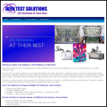 Screen shot of the Ikon Test Solutions website.