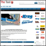 Screen shot of the The Toolbox website.