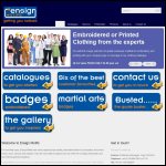 Screen shot of the Ensign Motifs Ltd website.