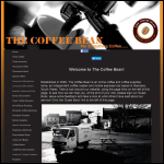 Screen shot of the The Coffee Bean website.