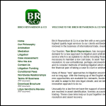 Screen shot of the Birch Reynardson & Co Ltd website.
