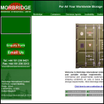 Screen shot of the Morbridge International Ltd website.