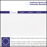 Screen shot of the Copthorne Sports & Community Association Ltd website.