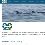 Screen shot of the Ecoscout Ltd website.