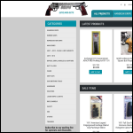 Screen shot of the Custom Grips Ltd website.