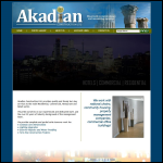 Screen shot of the Akadian Ltd website.