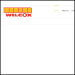 Screen shot of the Wilcox Commercial Vehicles Ltd website.