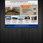 Screen shot of the Command Post Media Ltd website.