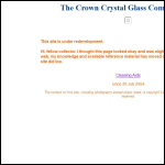 Screen shot of the Crystal Crown Ltd website.