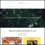 Screen shot of the Elijah Ltd website.