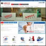 Screen shot of the Well Krest Ltd website.