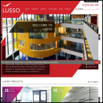 Screen shot of the Lusso Interiors Ltd website.