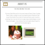 Screen shot of the Dreamy Creamy Cupcakes Ltd website.