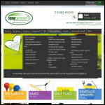 Screen shot of the A & M Golf Supplies Ltd website.