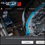 Screen shot of the Quartzelec Ltd website.