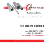 Screen shot of the 21st Century Steels Ltd website.