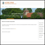 Screen shot of the Ashlyns Farm Ltd website.