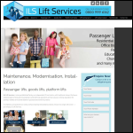 Screen shot of the ILS Lift Group website.