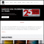 Screen shot of the Samson Maintenance Services Ltd website.