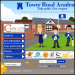 Screen shot of the Tower Road Academy (Primary) website.