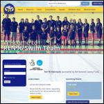 Screen shot of the Premier Swim Ltd website.