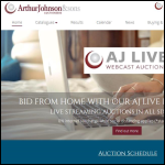 Screen shot of the Arthur Johnson & Sons website.