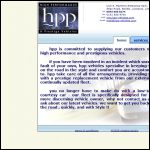 Screen shot of the Hpp Vehicles Ltd website.