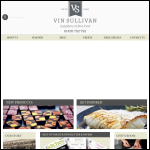 Screen shot of the Vin Sullivan Foods Ltd website.