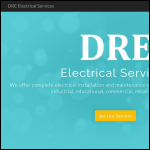 Screen shot of the Dre Electrical Services Ltd website.