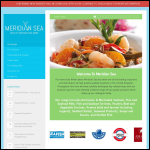 Screen shot of the Meridian Sea Ltd website.