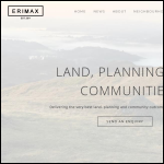 Screen shot of the Erimax Ltd website.