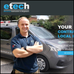 Screen shot of the Etech Electrical Contractors & Engineers Ltd website.