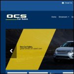 Screen shot of the Orchard Car Sales Ltd website.
