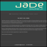 Screen shot of the Jade Hair & Beauty Salon Ltd website.