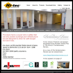 Screen shot of the M & O Joinery Ltd website.