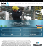 Screen shot of the Hma Group of Industries Ltd website.