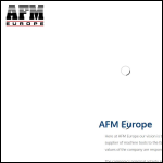 Screen shot of the AFM Europe Ltd website.