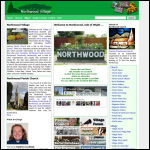 Screen shot of the Northwood Past Times website.