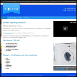 Screen shot of the Cjs Sussex Ltd website.