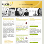 Screen shot of the Source & Procure Ltd website.