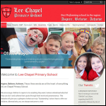 Screen shot of the Lee Chapel Academy Trust website.