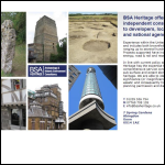 Screen shot of the Bsa Heritage Ltd website.