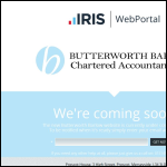 Screen shot of the Butterworth Barlow Ltd website.