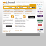 Screen shot of the Job Match (UK) Ltd website.