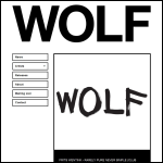 Screen shot of the Wolf Music Recordings Ltd website.