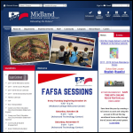 Screen shot of the Midland Fine Arts & Language Academy website.