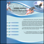 Screen shot of the Winning With Sport Ltd website.