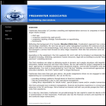 Screen shot of the Freshwater Associates Ltd website.
