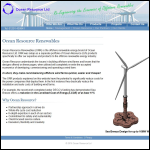Screen shot of the Xanthus Energy Ltd website.