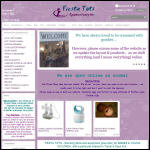 Screen shot of the Fiesta Tots Ltd website.